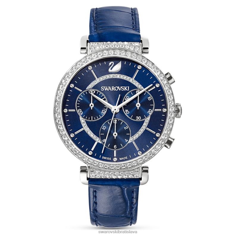 pasaz_chrono_hodinky_svajciarsky_kozeny_remienok_modry_nerez_b8znt1250_swarovski_prislusenstvo.jpg pasáž chrono hodinky švajčiarsky, kožený remienok, modrý, nerez B8ZNT1250 Swarovski príslušenstvo - Image 1