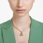 plyšový prívesok medveď, viacfarebný, pozlátený B8ZNT274 Swarovski šperky - Image 2