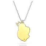 popový prívesok labuť labuť, modrá, rhodiovaná B8ZNT284 Swarovski šperky - Image 4