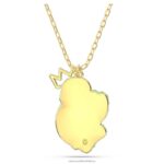popový prívesok labuť labuť, zelená, pozlátená B8ZNT313 Swarovski šperky - Image 4
