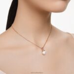 pôvodne prívesok biele, pozlátené ružovým zlatom B8ZNT271 Swarovski šperky - Image 2