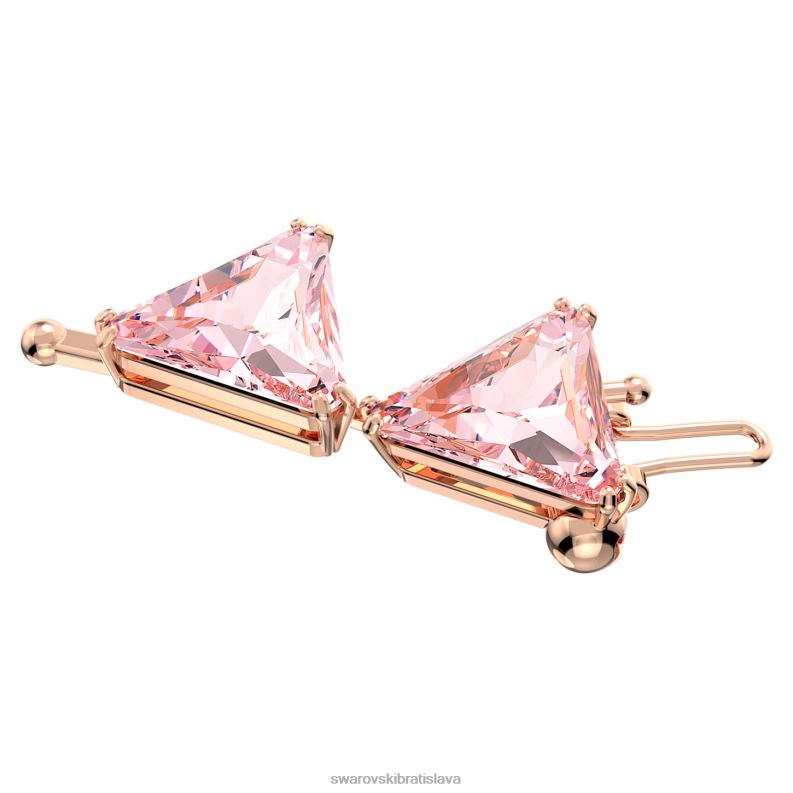 predlžovač ortyx trojuholníkový strih, ružové, pozlátené ružovým zlatom B8ZNT1128 Swarovski šperky - Image 2