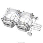 predlžovač tisícročí osemhranný výbrus, biely, rhodiovaný B8ZNT1119 Swarovski šperky - Image 2