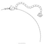 prilákať dušu náhrdelník srdce, biele, rhodiované B8ZNT67 Swarovski šperky - Image 4