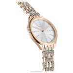 prilákať hodinky swiss made, pave, kovový náramok, zlatý tón, šampanské zlaté prevedenie B8ZNT1135 Swarovski príslušenstvo - Image 6