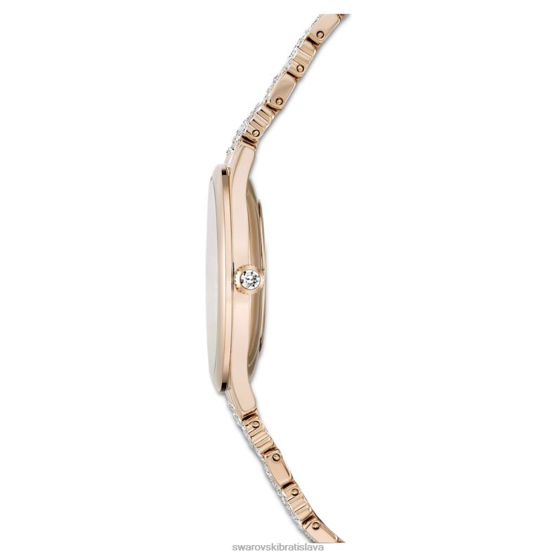 prilákať hodinky swiss made, pave, kovový náramok, zlatý tón, šampanské zlaté prevedenie B8ZNT1135 Swarovski príslušenstvo - Image 8