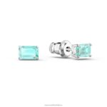 prilákať set zmiešané rezy, modrá, rhodiované B8ZNT414 Swarovski šperky - Image 4