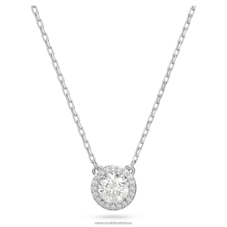 privesok_constella_kruhovy_rez_dlazba_biela_rhodiovana_b8znt187_swarovski_sperky.jpg prívesok constella kruhový rez, dlažba, biela, rhodiovaná B8ZNT187 Swarovski šperky - Image 1