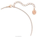 prívesok signum labuť, biela, pozlátená ružovým zlatom B8ZNT301 Swarovski šperky - Image 3