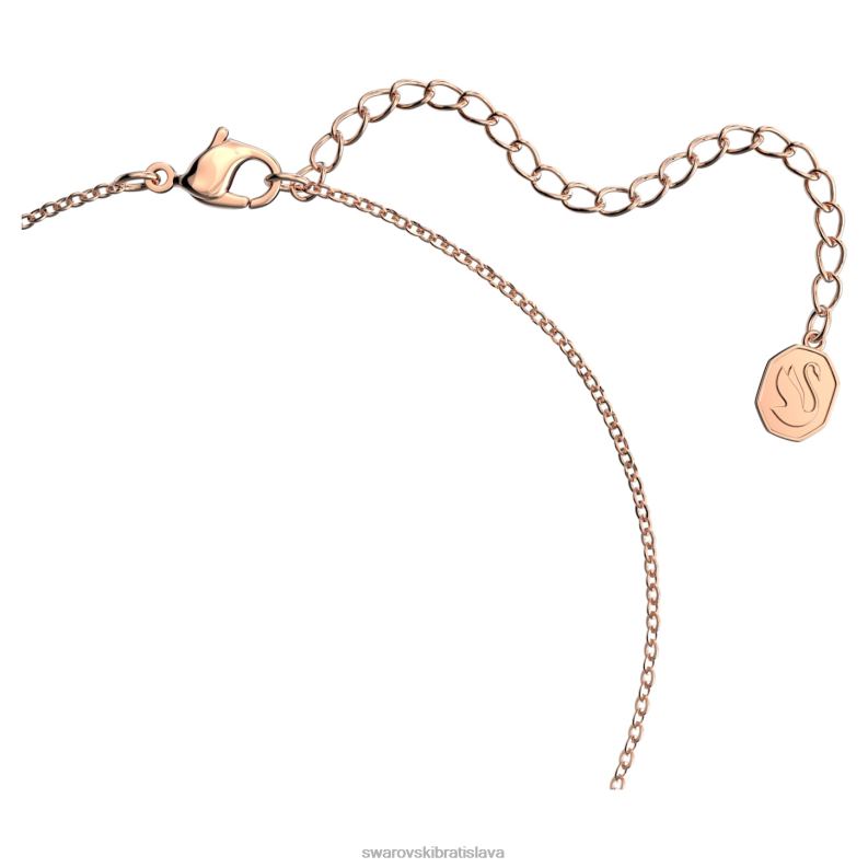 prívesok stella zmiešané strihy, hviezdicové, biele, pozlátené ružovým zlatom B8ZNT214 Swarovski šperky - Image 4