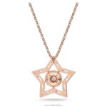 prívesok stella zmiešané strihy, hviezdicové, biele, pozlátené ružovým zlatom B8ZNT214 Swarovski šperky - Image 6