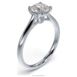prsteň večnosti 14k biele zlato B8ZNT979 Swarovski šperky - Image 3