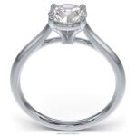 prsteň večnosti 14k biele zlato B8ZNT979 Swarovski šperky - Image 5
