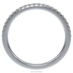 prsteň večnosti 14k biele zlato B8ZNT990 Swarovski šperky - Image 5