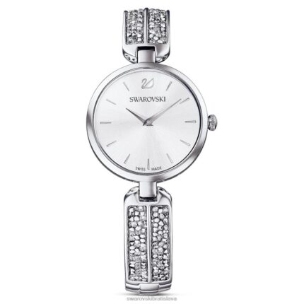 rockové hodinky snov švajčiarska výroba, kovový náramok, strieborný tón, nehrdzavejúca oceľ B8ZNT1236 Swarovski príslušenstvo