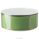 servírovacia misa signum porcelán, zelená B8ZNT1738 Swarovski dekorácie