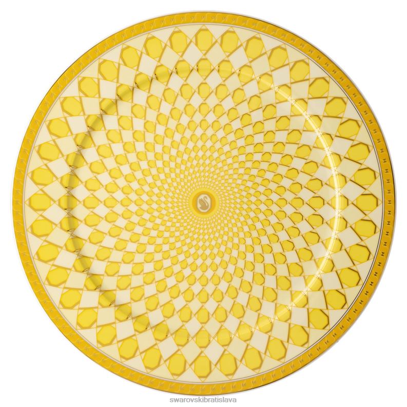 servisny_stitok_signum_porcelan_zlta_b8znt1719_swarovski_dekoracie.jpg servisný štítok signum porcelán, žltá B8ZNT1719 Swarovski dekorácie - Image 1