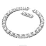 set tisícročí zmiešané rezy, biele, rhodiované B8ZNT378 Swarovski šperky - Image 3