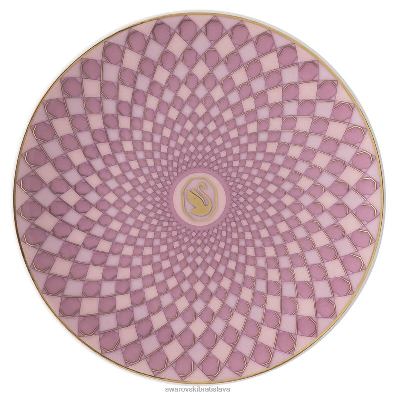 signum_doska_porcelan_ruzova_b8znt1716_swarovski_dekoracie.jpg signum doska porcelán, ružová B8ZNT1716 Swarovski dekorácie - Image 1