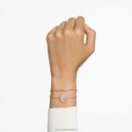 signum náramok labuť, biela, pozlátená ružovým zlatom B8ZNT639 Swarovski šperky - Image 2