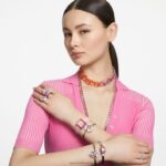 sledovať silikónový remienok, ružový B8ZNT1252 Swarovski príslušenstvo - Image 5