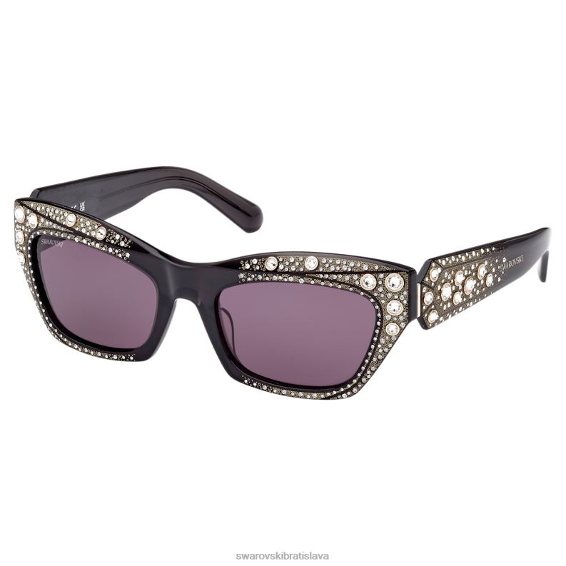 slnecne_okuliare_macacie_oko_sk0380_01a_cierna_b8znt1438_swarovski_prislusenstvo.jpg slnečné okuliare mačacie oko, sk0380 01a, čierna B8ZNT1438 Swarovski príslušenstvo - Image 1