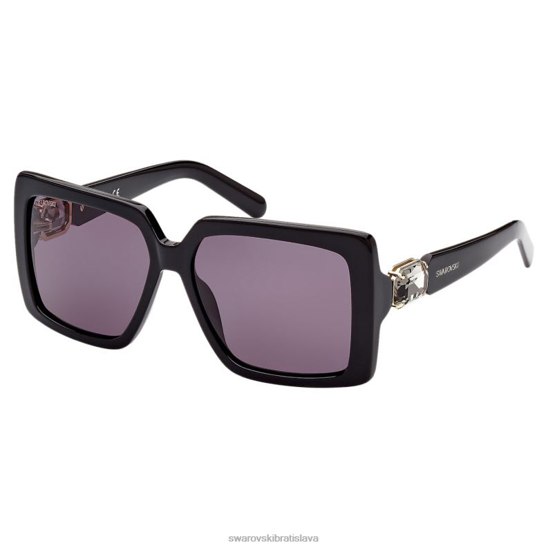 slnečné okuliare oversized, štvorcový tvar, sk0351 01a, čierna B8ZNT1454 Swarovski príslušenstvo - Image 1