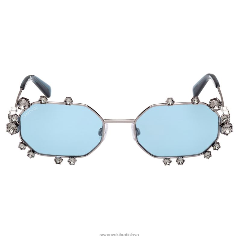 slnečné okuliare v tvare osemuholníka sk0376 20v, modrá B8ZNT1433 Swarovski príslušenstvo - Image 3