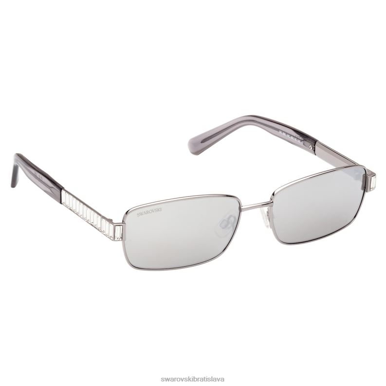 slnečné okuliare zrkadlo, sk0389 14c, strieborný tón B8ZNT1456 Swarovski príslušenstvo - Image 9