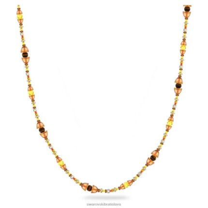 somnia náhrdelník hnedá, pozlátená B8ZNT72 Swarovski šperky