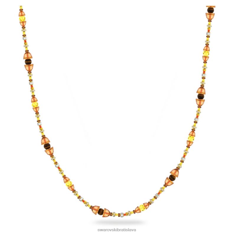 somnia_nahrdelnik_hneda_pozlatena_b8znt72_swarovski_sperky.jpg somnia náhrdelník hnedá, pozlátená B8ZNT72 Swarovski šperky - Image 1