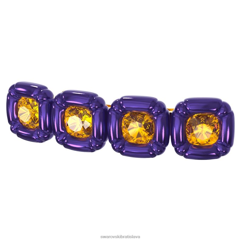 sponka_do_vlasov_vankusovy_strih_fialova_pozlatena_b8znt1478_swarovski_prislusenstvo.jpg sponka do vlasov vankúšový strih, fialová, pozlátená B8ZNT1478 Swarovski príslušenstvo - Image 1