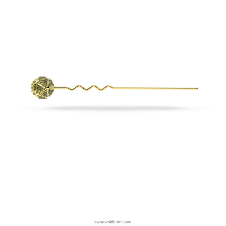 sponka_do_vlasov_zelena_pozlatena_b8znt1472_swarovski_prislusenstvo.png sponka do vlasov zelená, pozlátená B8ZNT1472 Swarovski príslušenstvo - Image 1