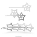 sponka do vlasov zmiešané rezy, hviezdicové, biele, rhodiované B8ZNT1470 Swarovski príslušenstvo - Image 4