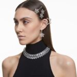 sponka do vlasov zmiešané rezy, hviezdicové, biele, rhodiované B8ZNT1470 Swarovski príslušenstvo - Image 5
