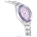 športové hodinky octea lux švajčiarska výroba, kovový náramok, fialová, nehrdzavejúca oceľ B8ZNT1226 Swarovski príslušenstvo - Image 6