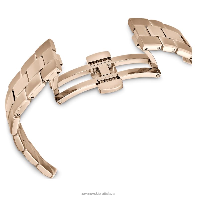 športové hodinky octea lux švajčiarska výroba, kovový náramok, modrý, šampanský zlatý odtieň B8ZNT1143 Swarovski príslušenstvo - Image 7