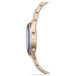 športové hodinky octea lux švajčiarska výroba, kovový náramok, modrý, šampanský zlatý odtieň B8ZNT1143 Swarovski príslušenstvo - Image 8