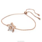 stellový náramok kite strih, hviezdicový, biely, pozlátený ružovým zlatom B8ZNT533 Swarovski šperky - Image 2