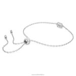 Stilla náramok obdĺžnikový rez, modrá, rhodiovaná B8ZNT463 Swarovski šperky - Image 4