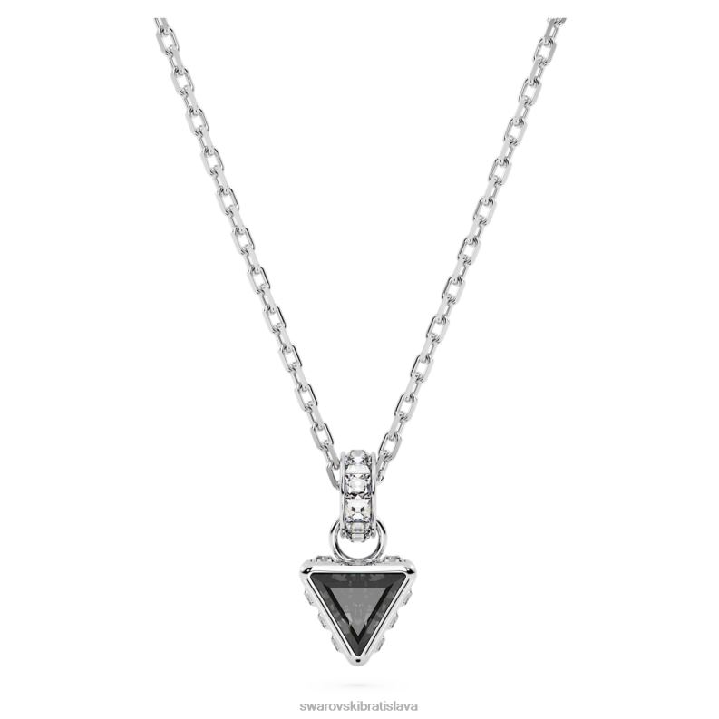 stilla_privesok_trojuholnikovy_strih_siva_rhodiovana_b8znt254_swarovski_sperky.jpg Stilla prívesok trojuholníkový strih, sivá, rhodiovaná B8ZNT254 Swarovski šperky - Image 1