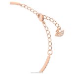 šumivý tanečný náramok okrúhly strih, oválny tvar, červená, pozlátená ružovým zlatom B8ZNT647 Swarovski šperky - Image 4