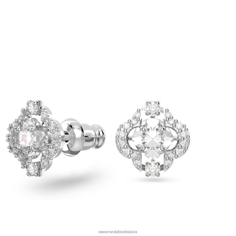 šumivý tanečný set zmiešané rezy, ďatelina, biela, rhodiované B8ZNT415 Swarovski šperky - Image 5