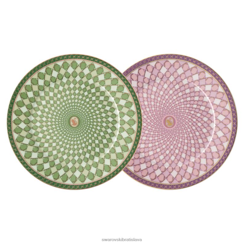 suprava_signum_tanierov_porcelan_viacfarebny_b8znt1708_swarovski_dekoracie.jpg súprava signum tanierov porcelán, viacfarebný B8ZNT1708 Swarovski dekorácie - Image 1