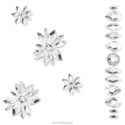 súprava telových šperkov zmiešané rezy, biela B8ZNT1489 Swarovski šperky