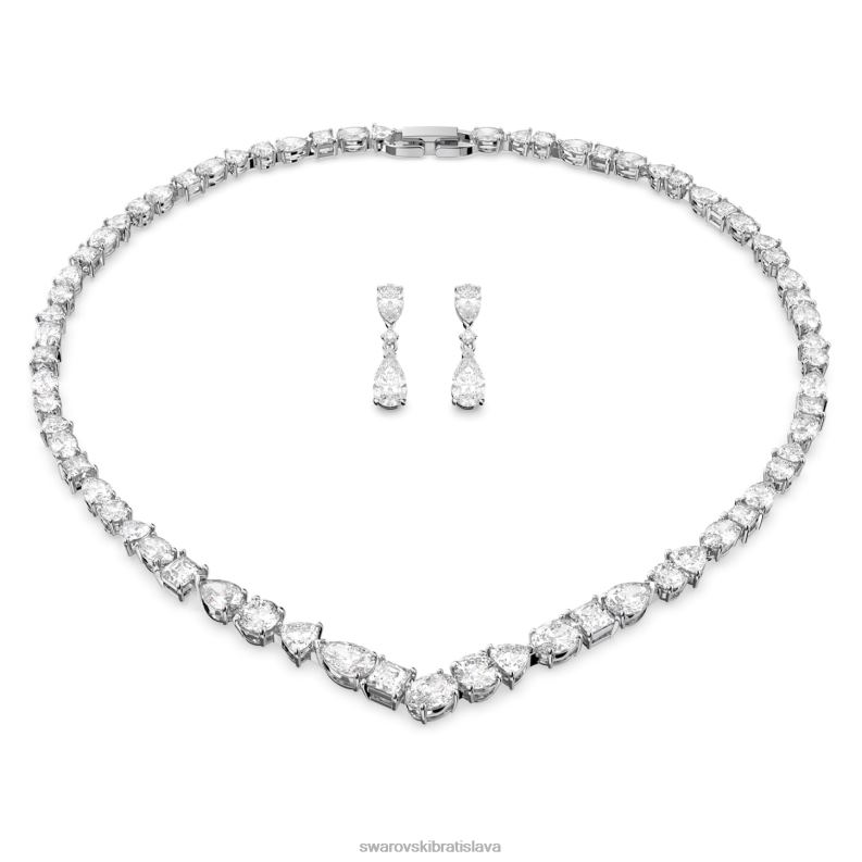 tenisovy_luxusny_set_zmiesane_rezy_biele_rhodiovane_b8znt409_swarovski_sperky.jpg tenisový luxusný set zmiešané rezy, biele, rhodiované B8ZNT409 Swarovski šperky - Image 1