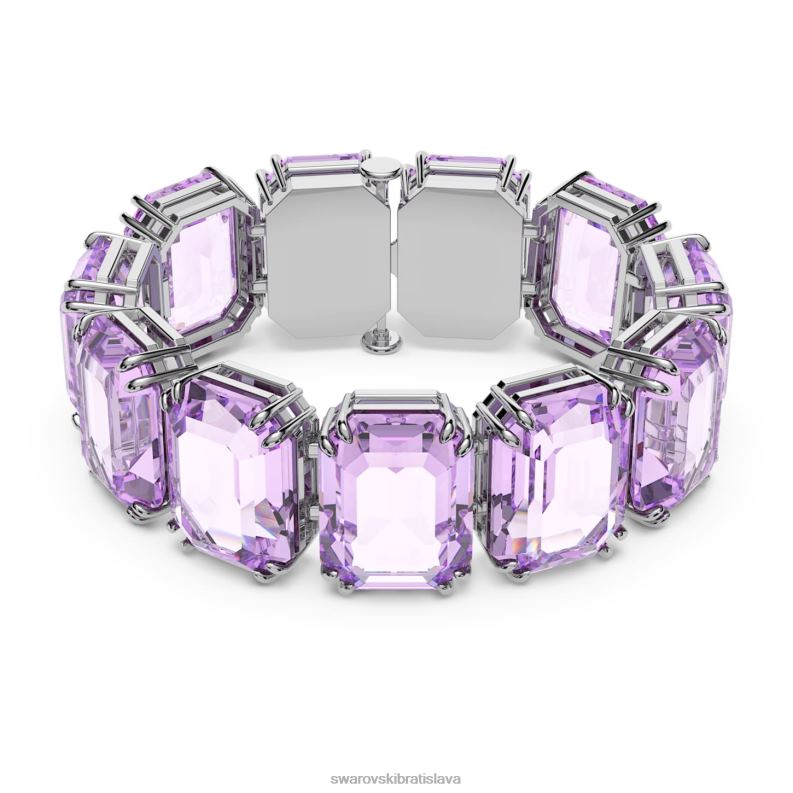 tisicrocia_naramok_nadrozmerne_krystaly_osemhranny_brus_fialove_rhodiovane_b8znt563_swarovski_sperky.jpg tisícročia náramok nadrozmerné kryštály, osemhranný brus, fialové, rhodiované B8ZNT563 Swarovski šperky - Image 1