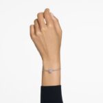 tisícročia náramok osemhranný rez, dlažba, biela, rhodiovaná B8ZNT484 Swarovski šperky - Image 2