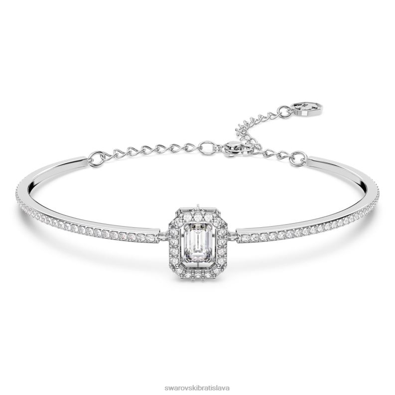 tisicrocia_naramok_osemhranny_rez_dlazba_biela_rhodiovana_b8znt484_swarovski_sperky.jpg tisícročia náramok osemhranný rez, dlažba, biela, rhodiovaná B8ZNT484 Swarovski šperky - Image 1