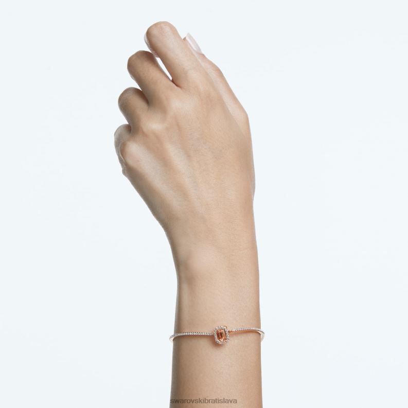 tisícročia náramok osemhranný rez, dlažba, ružová, pozlátená ružovým zlatom B8ZNT503 Swarovski šperky - Image 2
